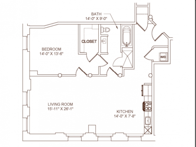 1BR/1BA - Baker Square Condominiums