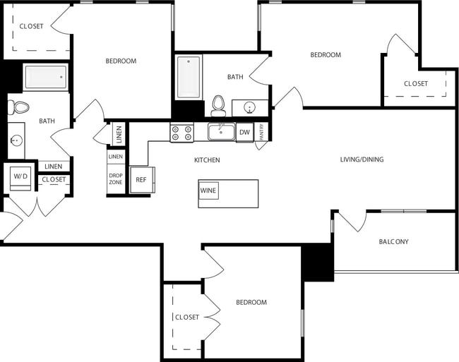 Floorplan - Mara Pacific Beach