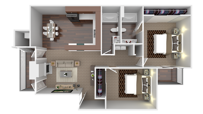 Floorplan - Sedona Ridge Apartment Homes