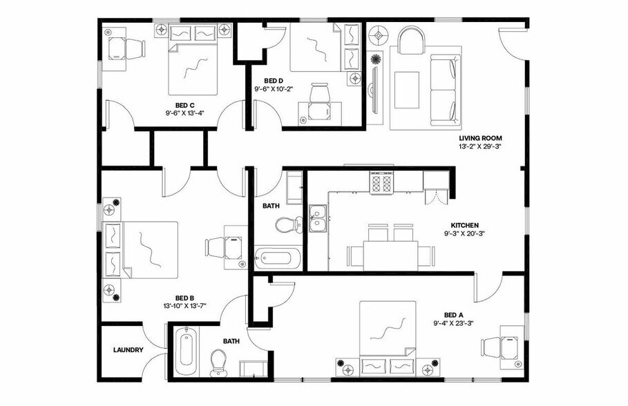 Building Photo - Room in Shared 4 bed/2 bath home