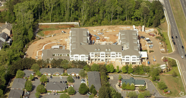 Aerial Photo - Merrill Gardens at Woodstock