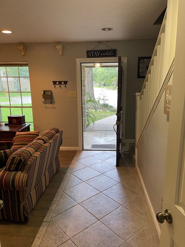 View out to front of house from living room - 2931 Valley Rose Dr