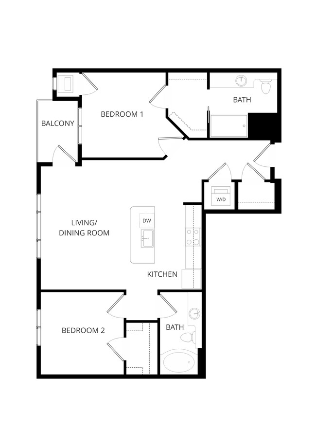 Floorplan - Gatsby Apartments