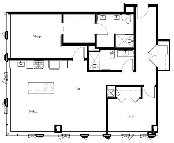 Floorplan - The Residences at Rainier Square