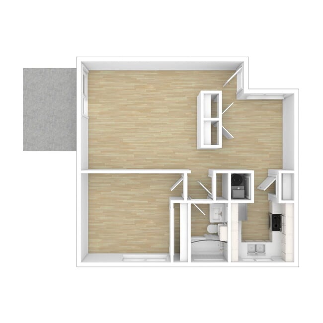 Floorplan - Standiford Court Apartments