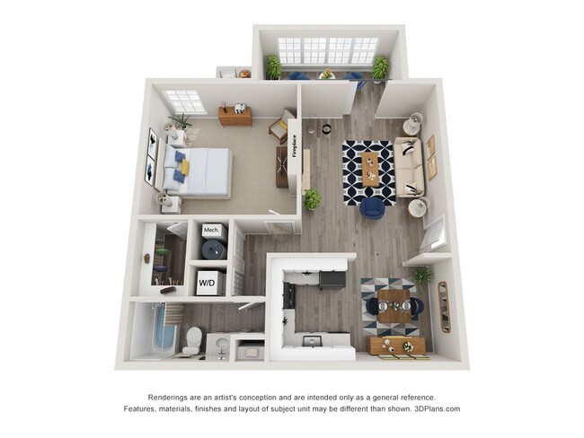 Floorplan - Twin Springs Apartments