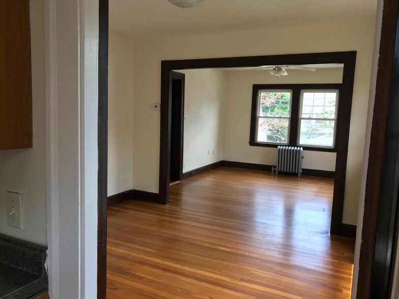 From kitchen looking into dining room/living room - 147 Farrington St