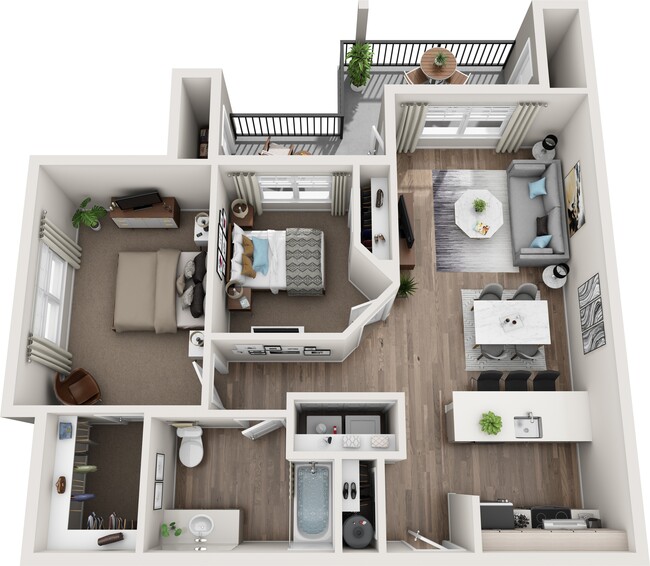 Floorplan - Glacier Run Apartments