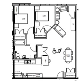 2BR/1BA - Sibley Park Apartments