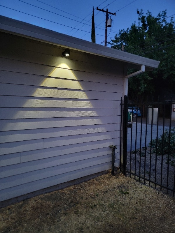 Motion Light by Security Gate - 525 W 1st Ave