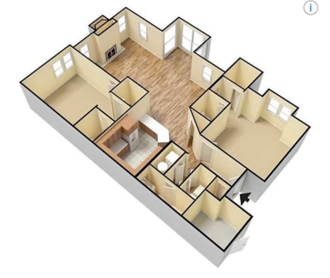 Floorplan - Birch Landing Apartments