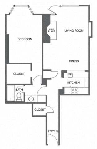 Floorplan - Trinity Towers Apartments