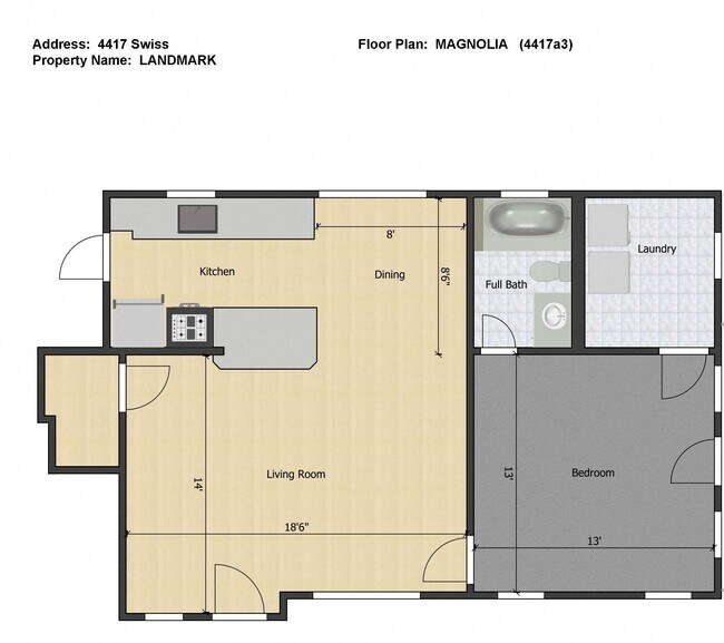 Floorplan - The Landmark