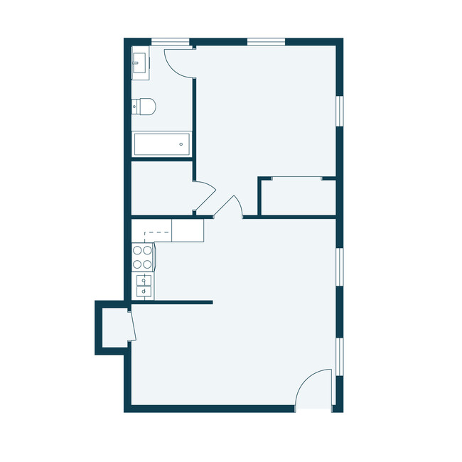 Floorplan - Claremont Apartments