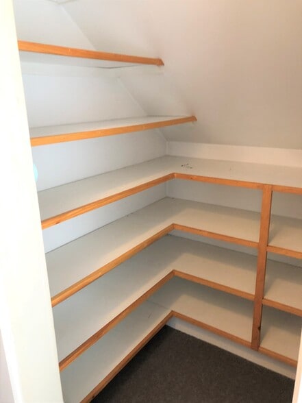 Storage inside walk-in closet - 273 Brackett St