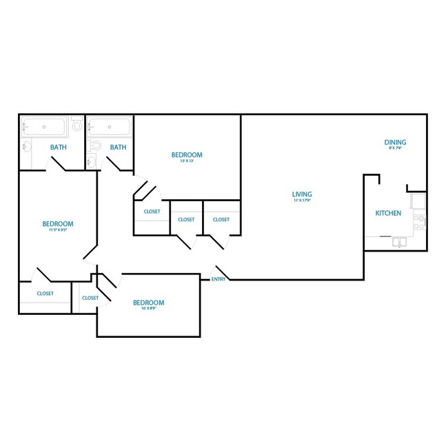 Floorplan - Haven Columbia Pike