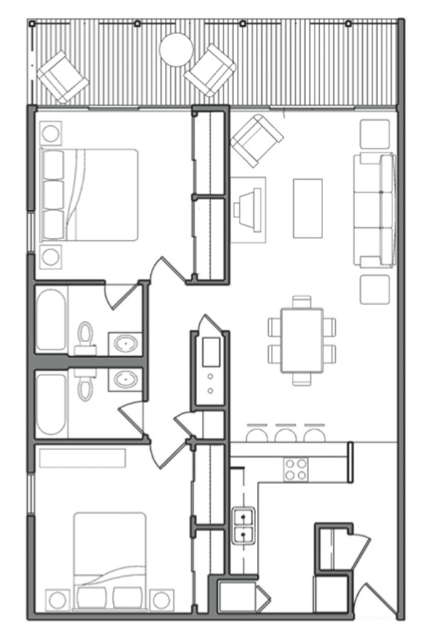 2BR/2BA - Bluffs at Devou Park