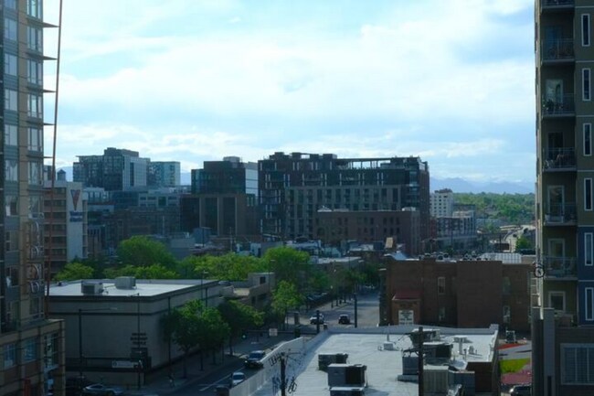 Mountain and City Views from Living Room - 2000 Arapahoe St