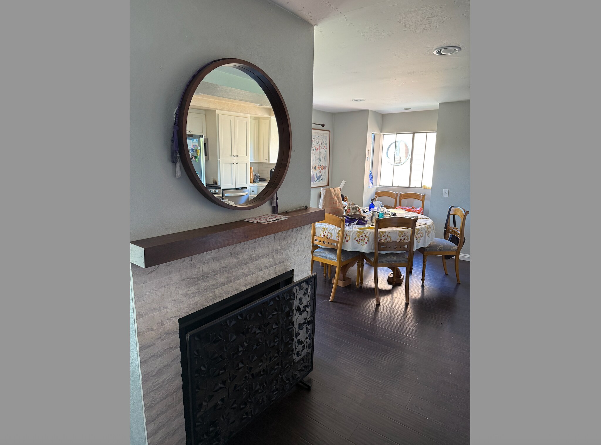 Fire Place and dining area - 802 Kalpati Cir