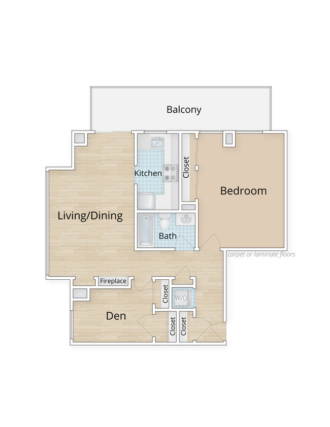 Floorplan - 1633 Q Apartments