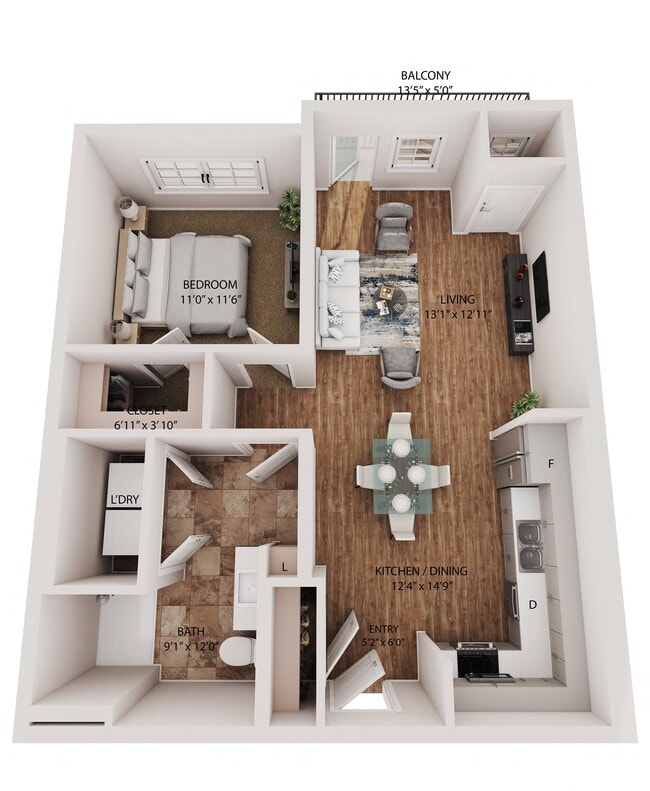 Floorplan - Oxboro Heights - 55+