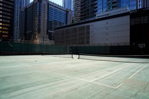 Outdoor tennis courts - 211 E Ohio St