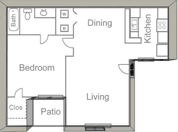 Floorplan - Arbors at Wolf Pen Creek Apartments