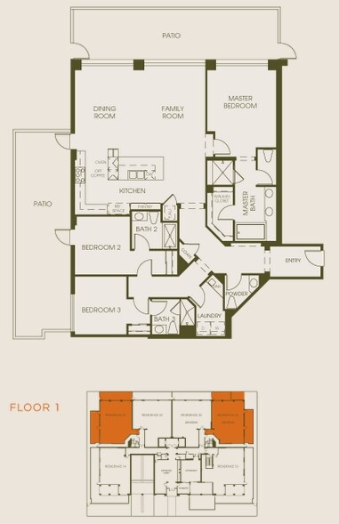 3BR/3.5BA - 432-438 N Oakhurst Dr