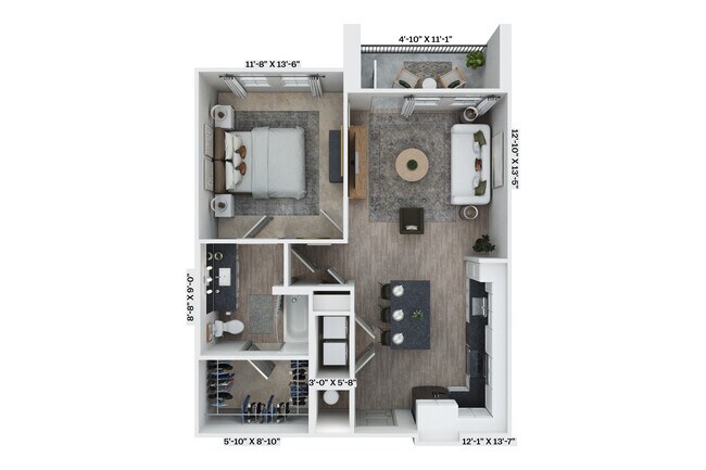 Floorplan - District 757 Apartments