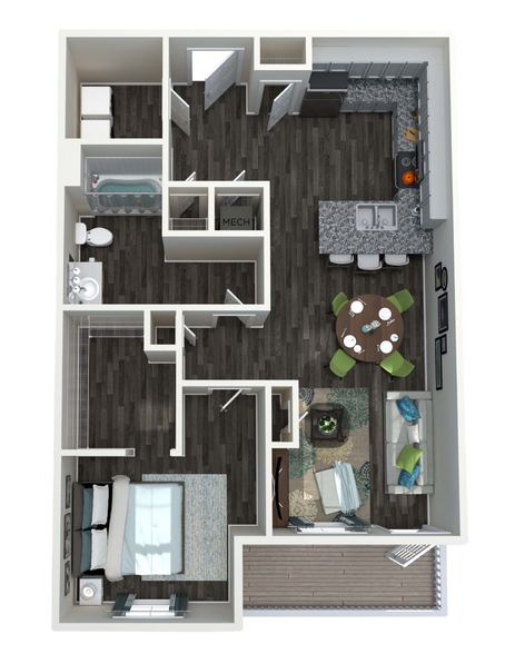 Interior Photo - Precedent Flats