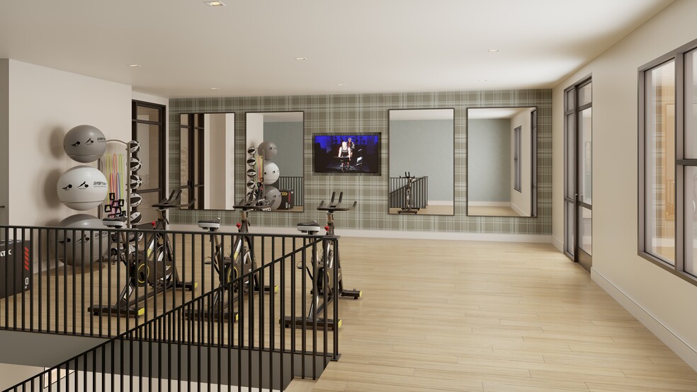 Fitness Studio Flex Space and Bike Room - Presidium Valley View