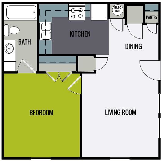 Floorplan - 2 Oaks Apartments - Income Restrictions