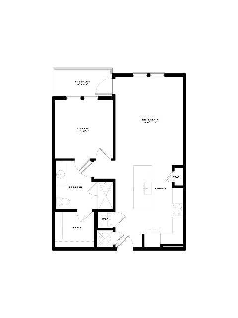 A1 Floor Plan - Tributary Rise