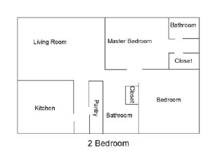 2BR/2BA - Acacia Gardens