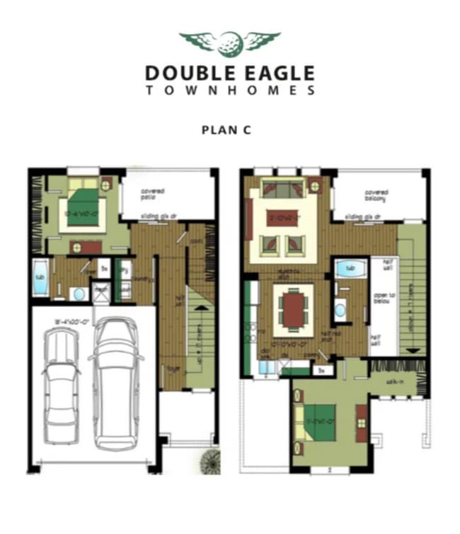 Floorplan - Double Eagle Townhomes