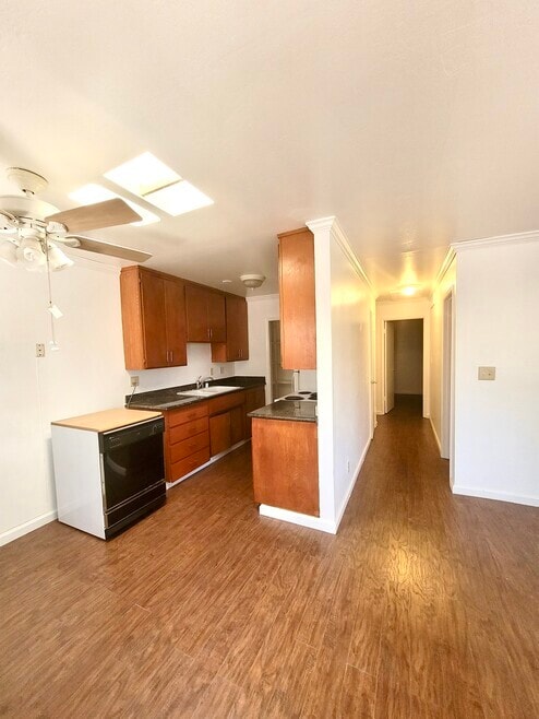 Kitchen view from dining area - 1586 Albatross Dr