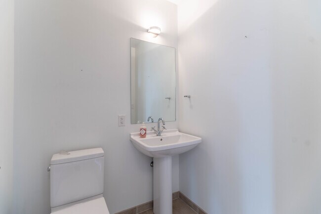 Half Bath in Hallway - 410 Acoma St