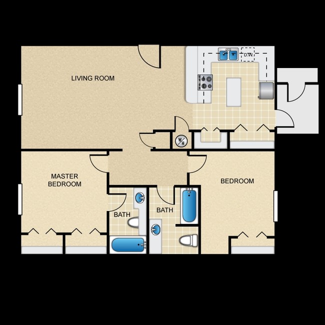 2BR/2BA - Magnolia Landing Apartments