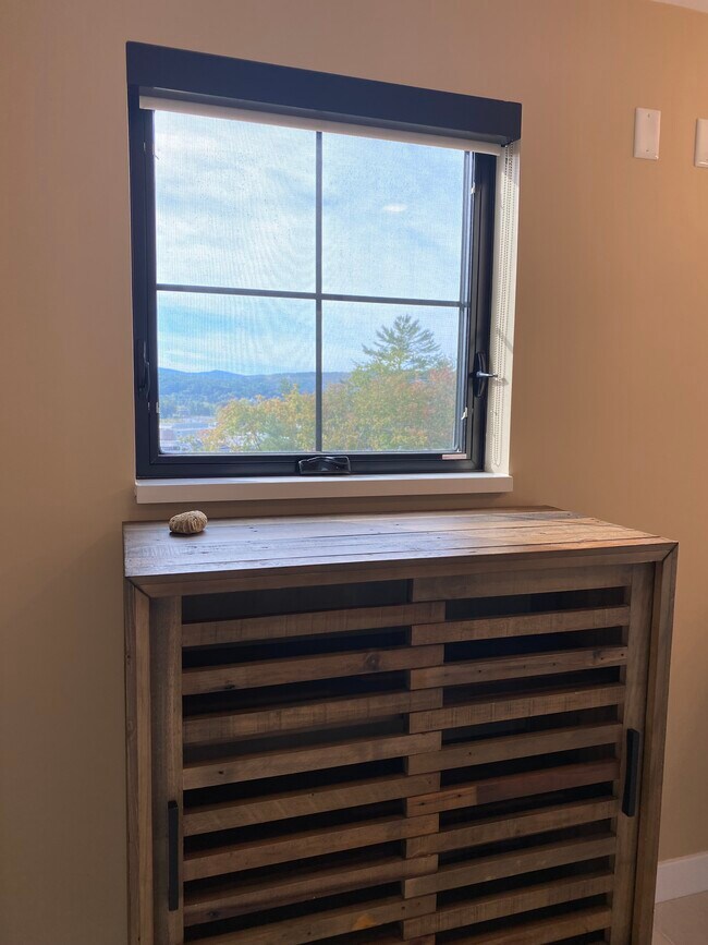Storage and window in master bath - 69 Etna Rd
