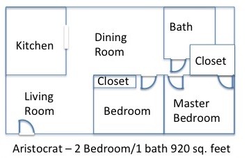 Floorplan - Aristocrat Apartments