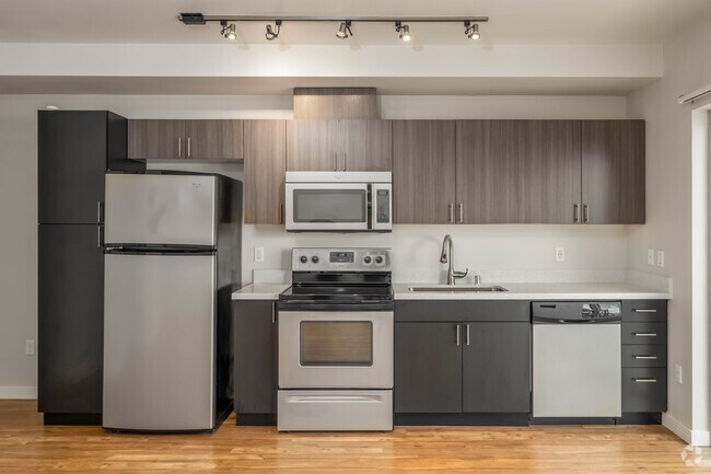 Studio - 432SF - Kitchen - The Duo Apartments