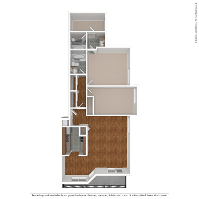 Floorplan - Oak Creek Apartments