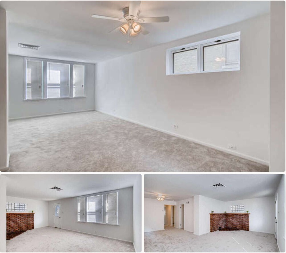 Living space, Bedroom 1 and dinning, - 4604 S Komensky Ave