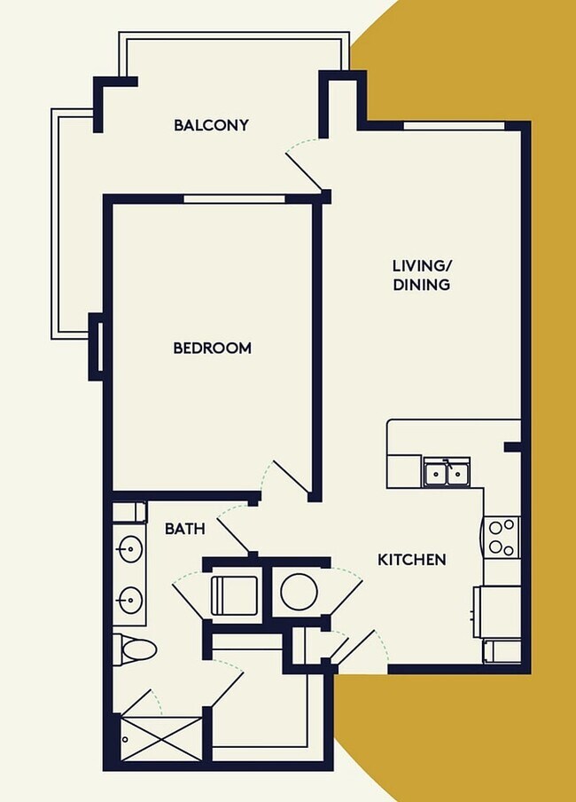 A4-ALT1 | 1bed 1bath - Creekside Park The Grove