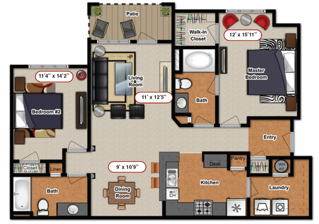 Floorplan - Northpoint Villas