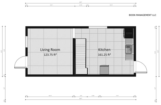 Floor plan- 1st floor - 9 S Catherine St