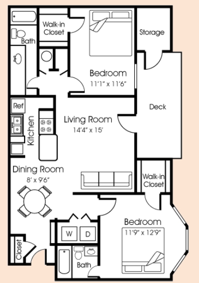 2x2 - Lake Shore Apartments