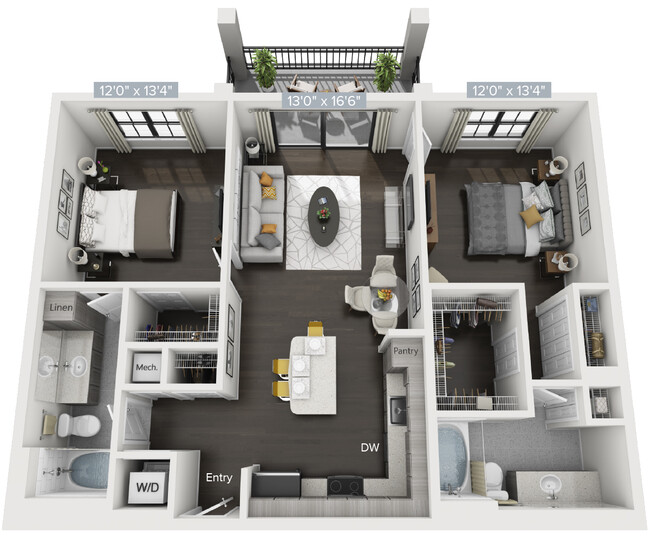 Floorplan - Avalon 850 Boca