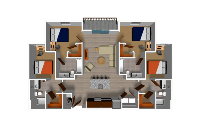 Interior Photo - Live Steps From Campus at Plaza One89!