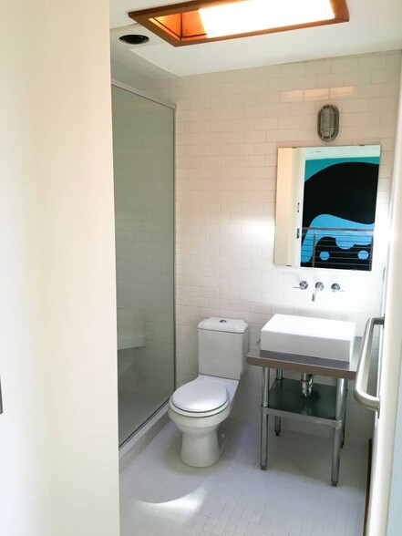Master bath with skylight and heat lamp - 6606 Corson Avenue South